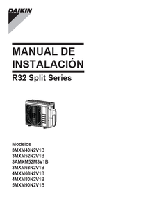 3MXM-N, 3AMXM-M, 4MXM-N, 5MXM-N_3PES417620-2M_Installation manual_Spanish download